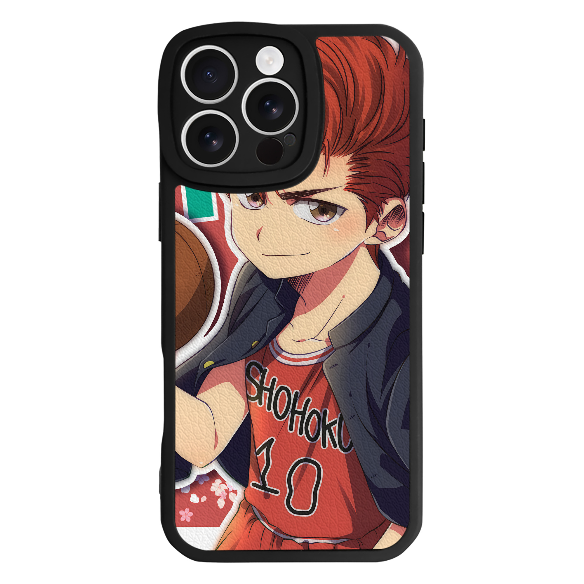 （画像用） SLAM DUNK／スラムダンク 【iPhone 16シリーズ対応】シリコンスマホケース（レザー調） 材質：シリコン